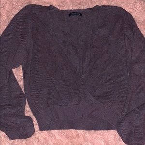 American Eagle Crop sweater